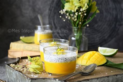 Pudding Chia Lait De Coco Et Mangue La Recette Facile Le Blog