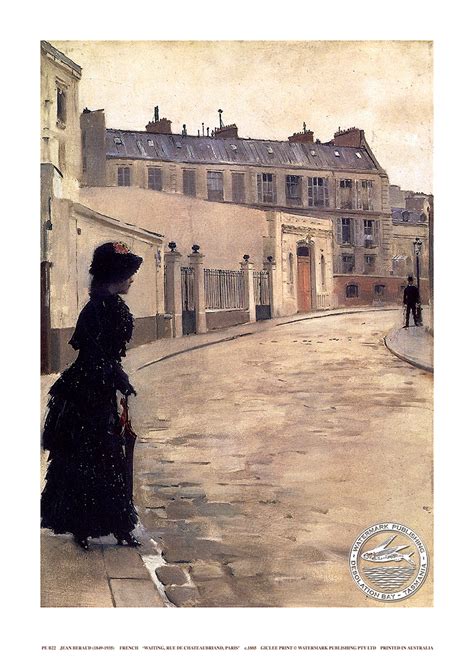 WAITING, RUE DE CHATEAUBRIAND, PARIS - Giclee Print - Art Room