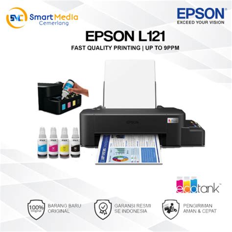 Promo Printer Epson Ecotank L121 Print Only Ink Tank Infus Pengganti L120 Cicil 0 3x Kota