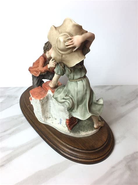 Vintage Capodimonte Figurine This Vintage Figurine Depicts A Etsy