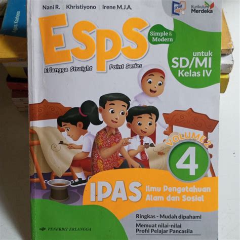 Jual ESPS IPAS ILMU PENGETAHUAN ALAM DAN SOSIAL VOLUME 2 UNTUK SD KELAS