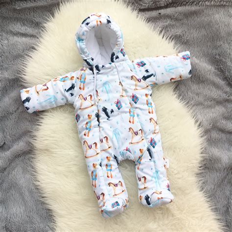 Newborn Winter Overall Baby Winter Jumpsuit Snowsuit For Newborn Winter