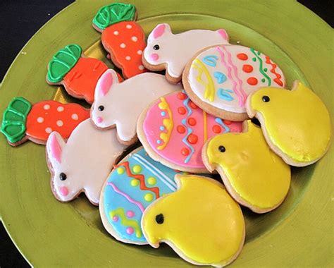 Easter Sale Gift Cookies Bunny Chick And Carrot Cookies Decorated