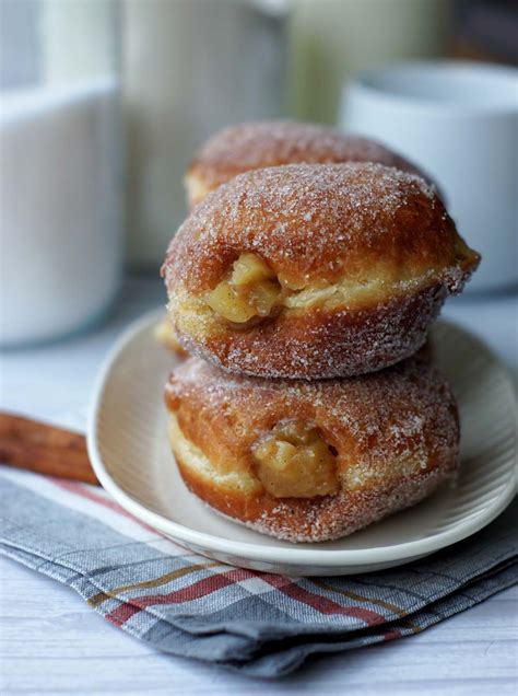 Apple Pie Donuts Zum Doughnut Day USA Kulinarisch