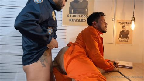 Alejo Ospina And Nathan Carsi Sex In The Police Station