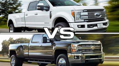 2017 Ford F 450 Super Duty Vs 2016 Chevrolet Silverado 3500HD YouTube