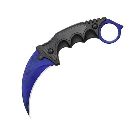 Premium Karambit Sapphire Real Life Knife Cs Customizado Irl Por