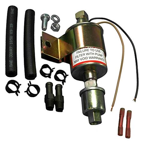 Apdty 141360 Universal 6 Volt Inline Electric Fuel Pump For Carbureted