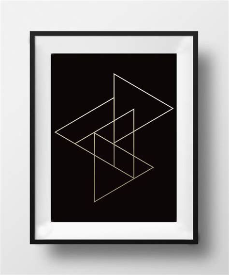 Geometric Art Wall Hanging Home Decor By Owlartanddesign With