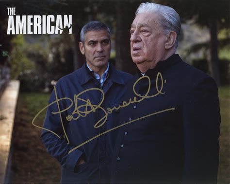 Paolo Bonacelli – Signed Photo – The American – SignedForCharity