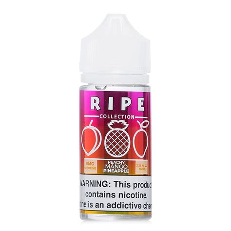 Ripe Collection Peachy Mango Pineapple Ejuice 100ml By Vape 100