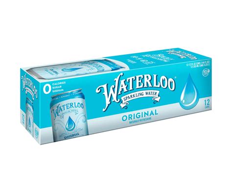 Buy Waterloo Sparkling Water Original Flavor Zero Calorie No Sugar 12oz