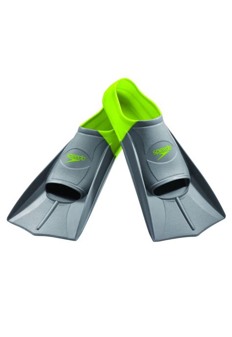 Speedo Short Blade Swim Swimming Training Fins Soft Silicone Short