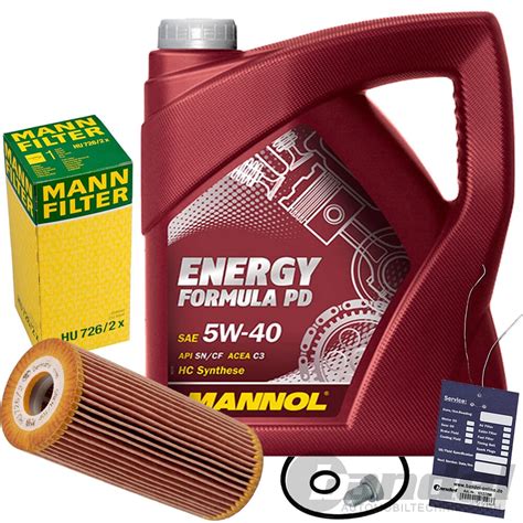 MANN ÖLFILTER FILTEREINSATZ MANNOL 5W40 ÖL 1 9 TDI 90 115 PS GALAXY WGR