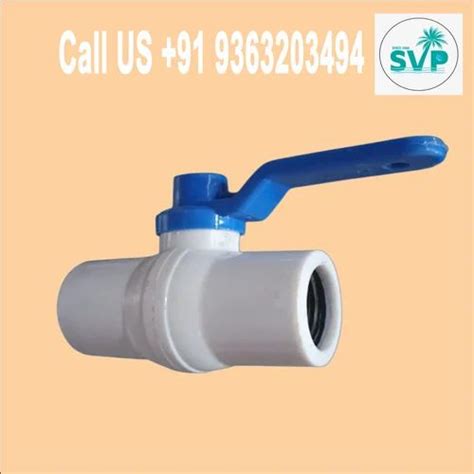 White And Blue Inch Pvc Ball Valve At Best Price In Coimbatore Id