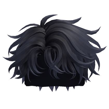 Medium Length Messy Hair Blue Black Roblox Item Rolimon S