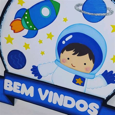 Kit Pain Is Escolares Astronauta Elo Produtos Especiais