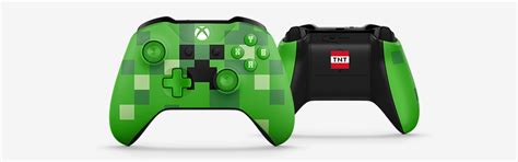 Microsoft Xbox Wireless Controller Minecraft Creeper Gamepad Wireless Bluetooth Dell Usa