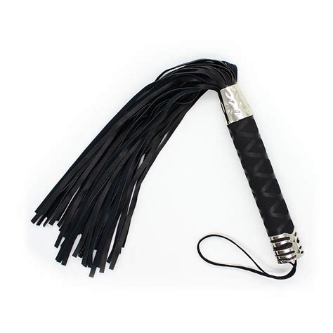 Bdsm Pu Leather Whip Flogger Ass Spanking Bondage Slave Sm Restraints In Adult Games For Couples