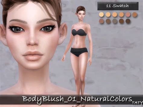 The Sims Resource Requested Ts4 Taty BodyBlush 01 NaturalColors