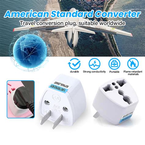 Universal Ac Travel Power Plug Us 2 Pin Conversion Adaptor Adapter Converter Socket B205 Lazada Ph