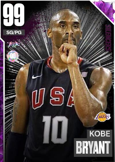 Nba K Kdb Custom Card Silencer Kobe Bean Bryant