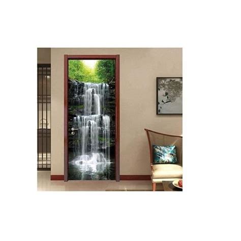 Autocollant De Porte Cascade Nature Paysage D Photo Papier Peint