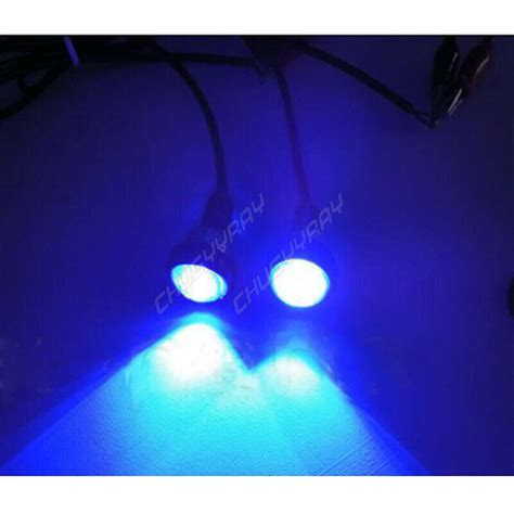 4 Blue Led Boat Lights Kit Waterproof Pod Bright Led Marine Interior Deck Spot Ebay