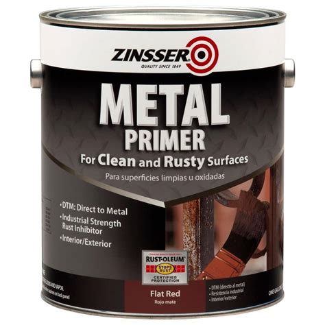 Zinsser Gal Flat Red Interior Exterior Voc Metal Primer Pack