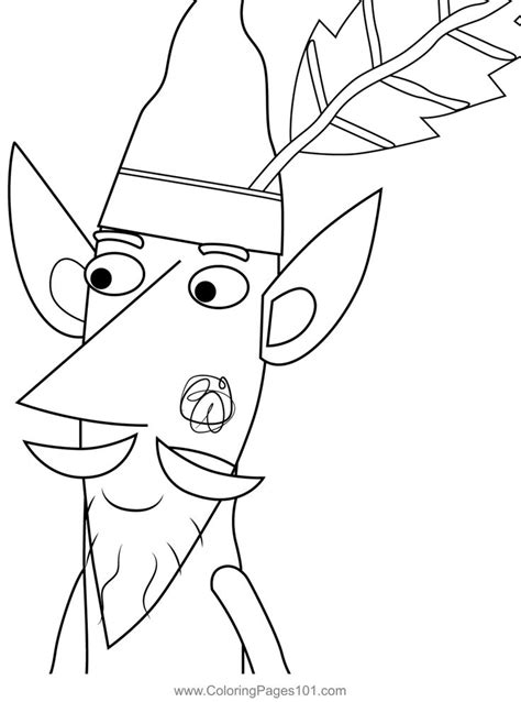 Wise Old Elf Ben & Holly's Little Kingdom Coloring Page | Coloring ...