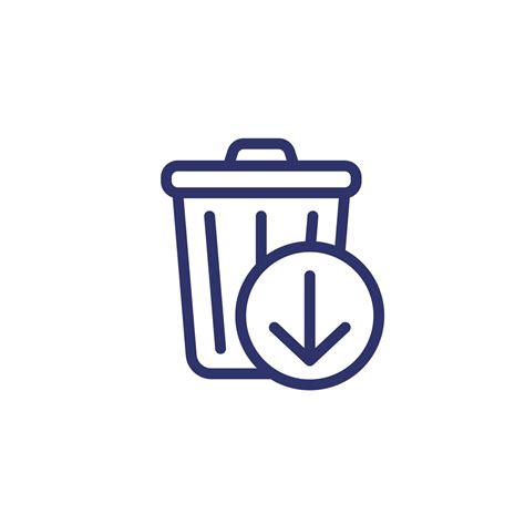 Reduce waste icon, line vector 13019834 Vector Art at Vecteezy