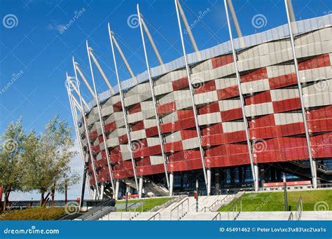 Polish National Stadium In Warsaw Editorial Photography Image Of