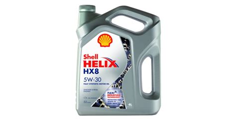 Масло моторное Shell Helix HX8 5w30 синтетическое, SL/CF, ACEA A3/B3/B4 ...