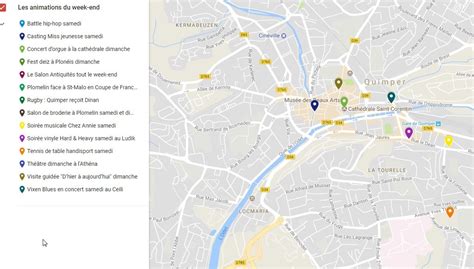 Carte Interactive Les Animations Du Samedi Et Dimanche Novembre