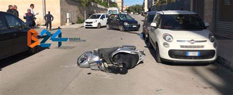 Scontro Auto Moto In Zona San Pietro Feriti Due Diciottenni Bisceglie