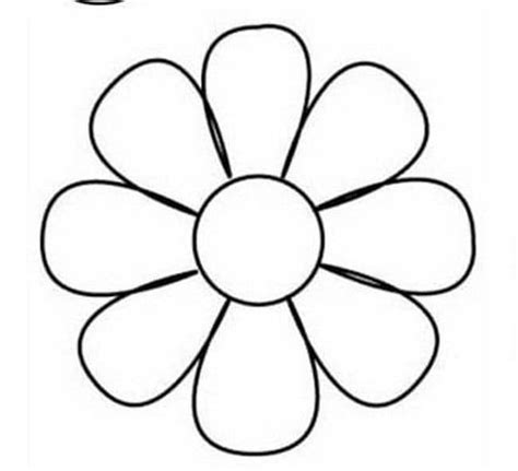 Moldes Dibujos De Flores Para Colorear E Imprimir
