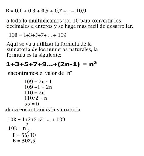 Calcula El Valor De La Siguiente Serie B 0 1 0 3 0 5 0 7