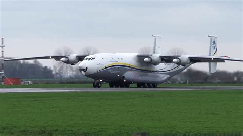 Le plus gros avion du monde au décollage ANTONOV Vidéo Dailymotion