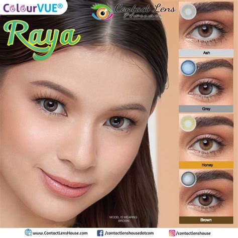 ColourVUE Raya Brown Coloured Contact Lenses