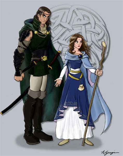 Lan and Moiraine by punker--rocker on DeviantArt