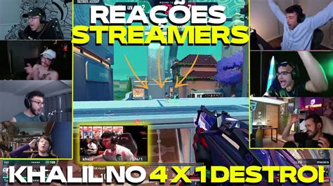 Streamers No Mundo Reagindo A Clutch X Do Khalil Vct Americas Youtube