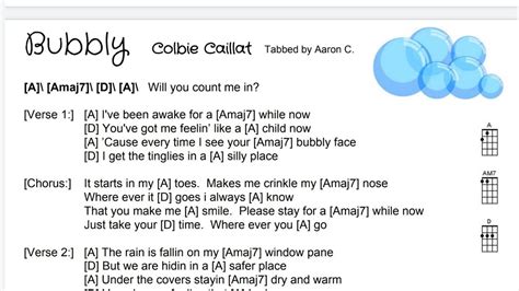 Bubbly Colbie Caillat Ukulele Tutorial Youtube