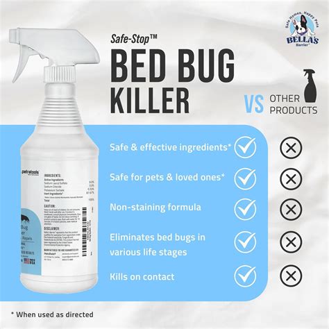 Bellas Barrier Bed Bug Killer Spray Para Chinches De Cama