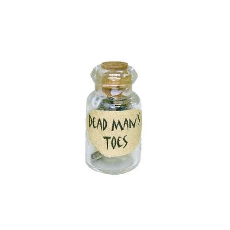 Dead Mans Toes Halloween Witches Brew Magic Potion Bottle Halloween