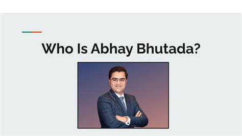 Who Is Abhay Bhutada Md Of Poonawalla Fincorp Ppt