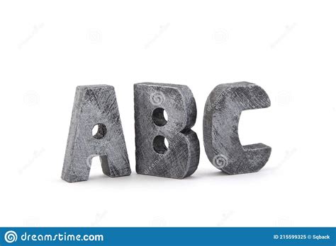 Bloc Alphabet En Bois Vintage Isol Sur Blanc Image Stock Image Du