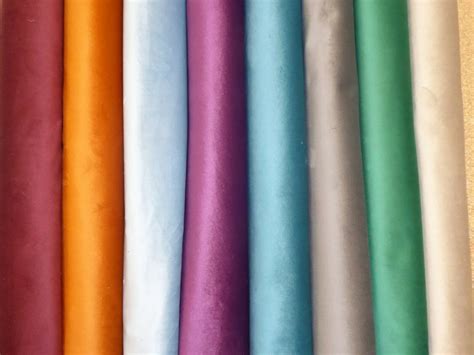 Plush Velvet Upholstery Curtain Cushion Fabric Colours