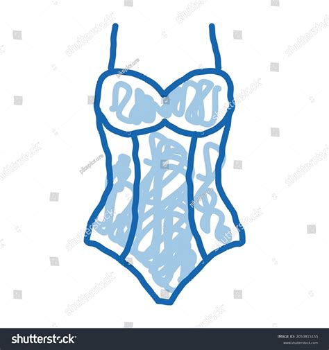Sexy Lingerie Sketch Icon Vector Hand Stock Vector Royalty Free Shutterstock
