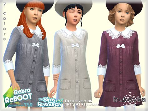 Retro Reboot Retro Dress The Sims Catalog