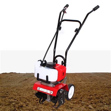 Buy Lightweight Mini Tiller Cultivator Powered Stroke Air Cooled Cc